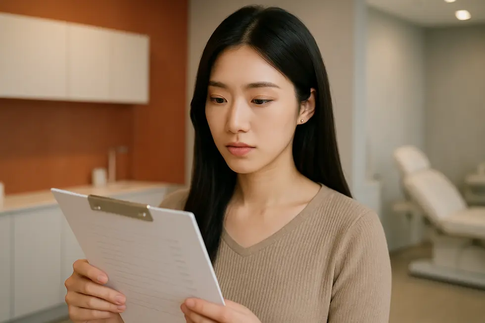 サーモセルの費用と安全性を慎重に検討する様子。