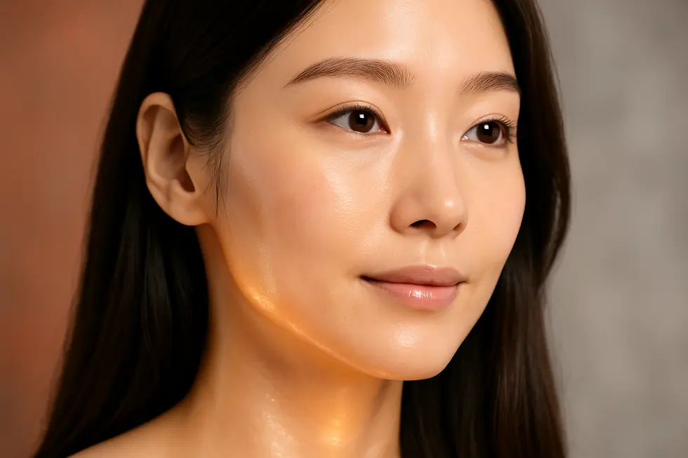 サーマージが肌に与える効果と、そのメカニズムをイメージしたビジュアルです。