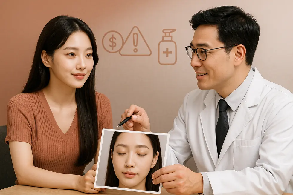 専門医とのカウンセリングで、費用やリスク、術後のケアについてしっかり確認しましょう。