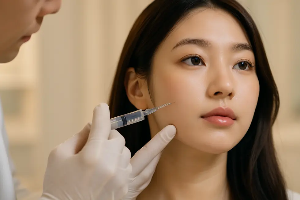 メソセラピーの原理：微細な針で有効成分を肌に直接注入。