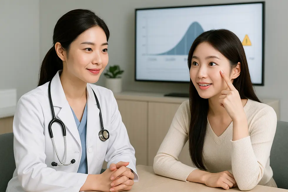 医師とのカウンセリングで、自身の目元の悩みに最適な施術を見極めましょう。