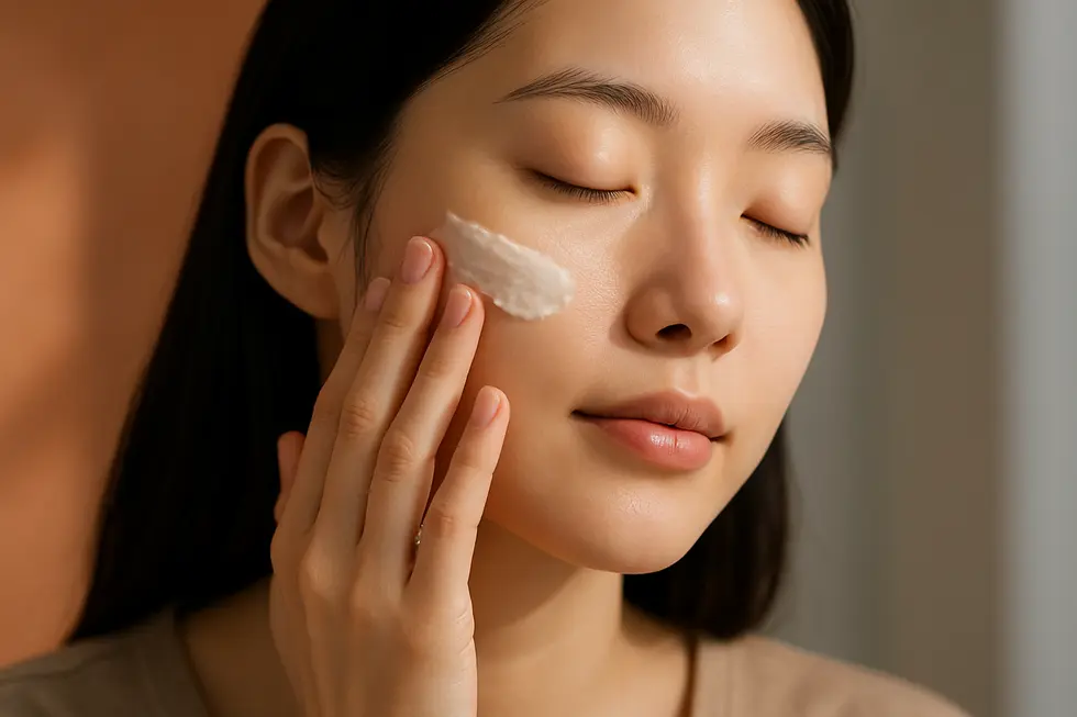 施術後の肌を優しくケアし、効果を長持ちさせるための保湿と紫外線対策の重要性。