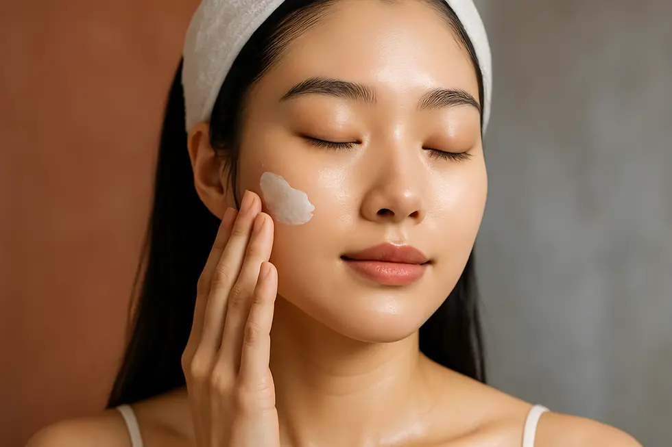 セルフィアス施術後の肌ケアの重要性を示すイメージ。