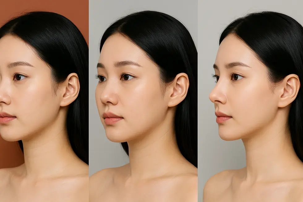 ハイコ、ヒアルロン酸、外科手術による鼻整形の費用とダウンタイムの比較。