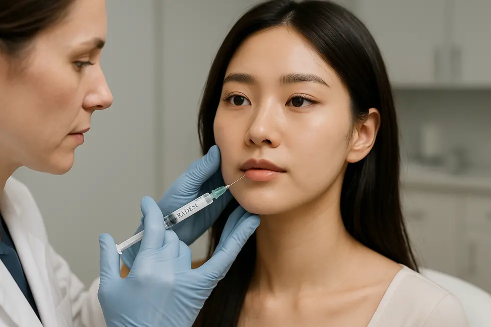 レディアス施術は、経験豊富な医師による正確な注入が重要です。