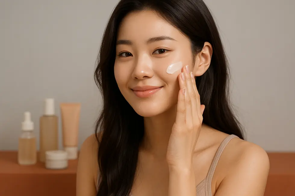 フォックスシーピール後の肌を優しくケアし、効果を長持ちさせるための保湿と紫外線対策。