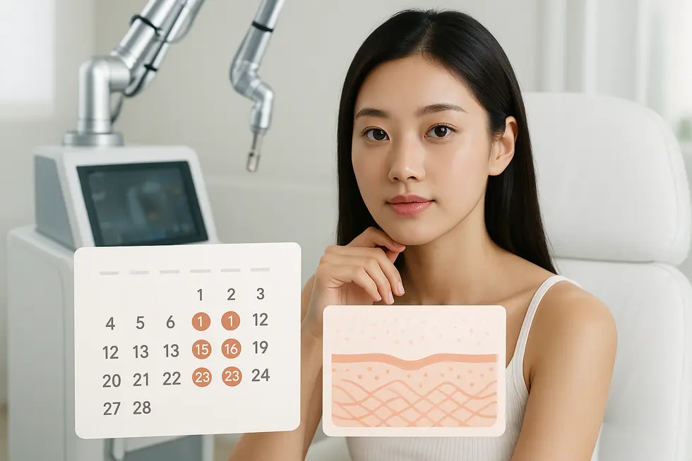 適切な施術回数と間隔で、アキュカーブは最大限の効果を発揮します。