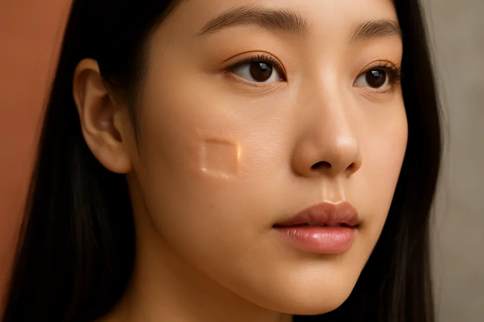 パンチウェーブの主な対象となる、深く陥没したボックスカー型傷跡。