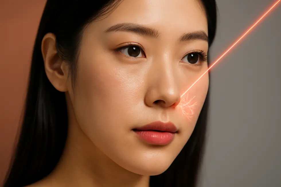 アートレーザーによる肌の再構築プロセス。Er:YAGレーザーがコラーゲン生成を促進します。