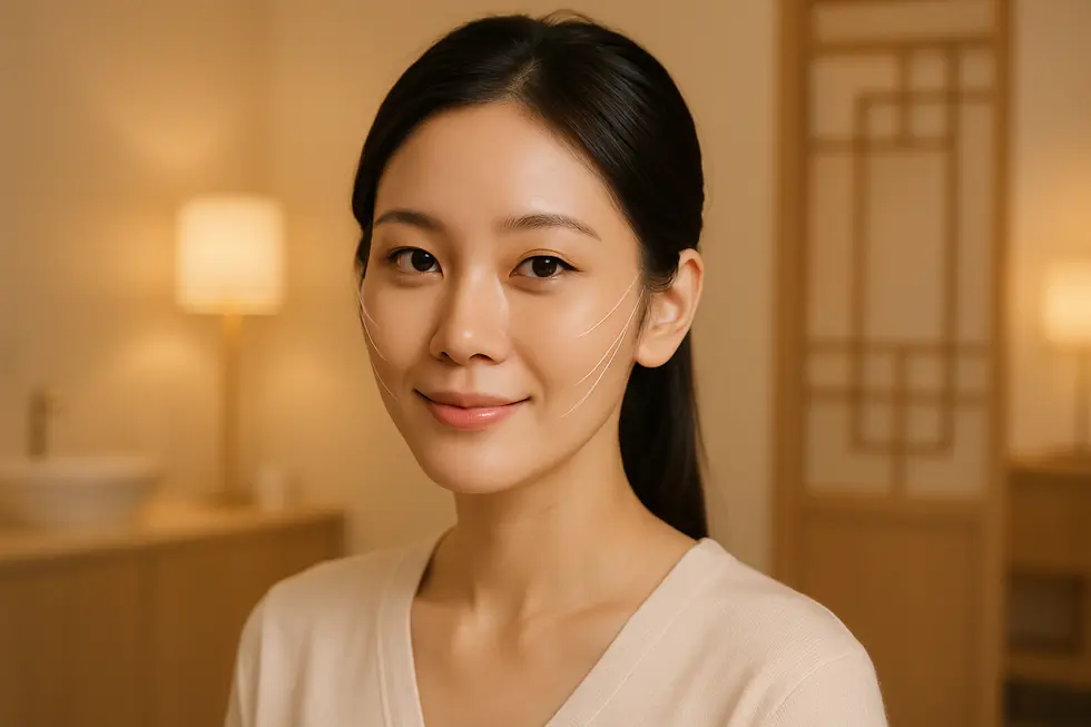 韓方糸リフティングの施術原理とメカニズム