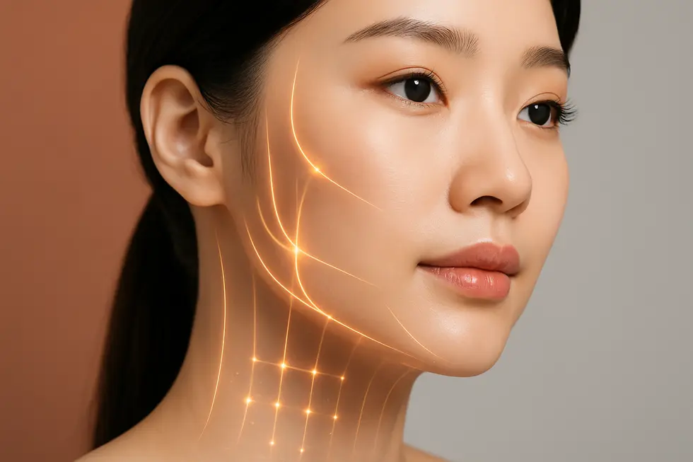 テンセラが肌の深層に作用し、コラーゲン生成を促すメカニズム。