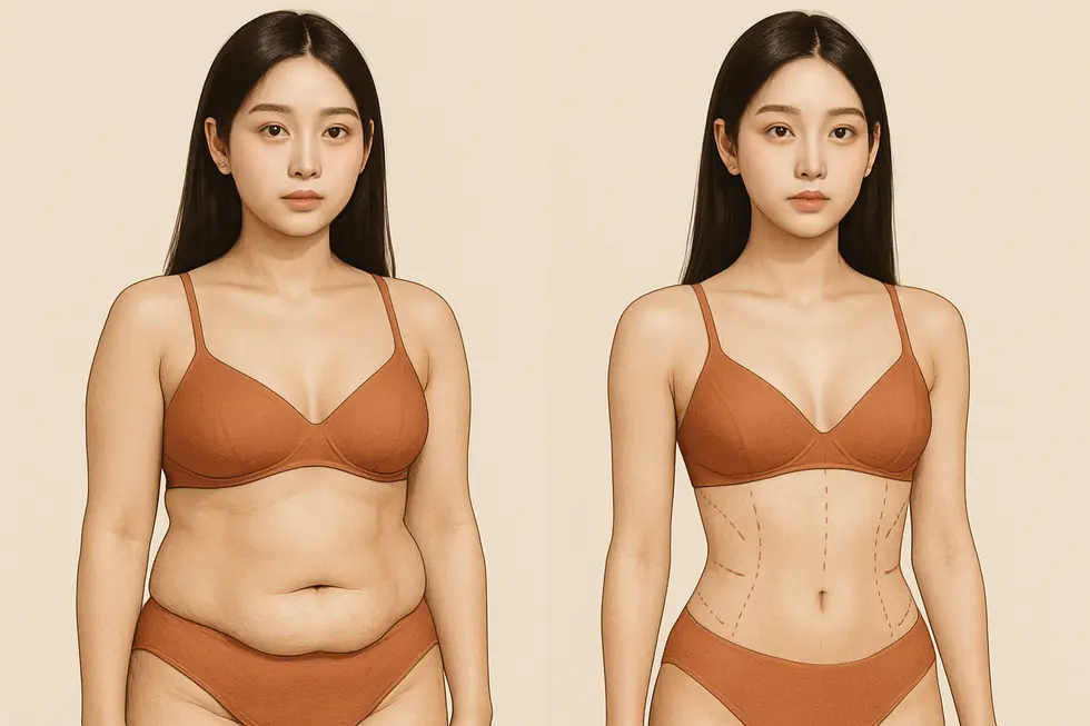 体の修正手術は、たるみや余分な脂肪を取り除き、理想のボディラインを目指す形成外科手術です。