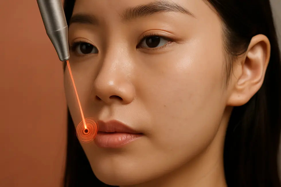 1兆分の1秒の衝撃波で色素を粉砕！ピコシュアの精密な施術イメージ