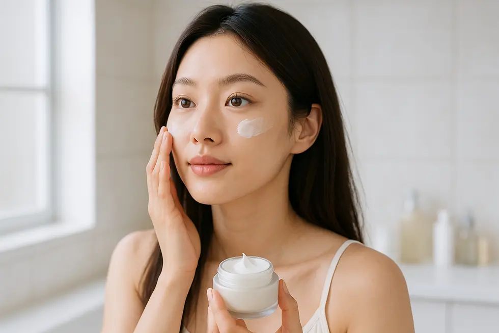 スキンブースターの効果を最大限に引き出すための丁寧なアフターケアと保湿の重要性。