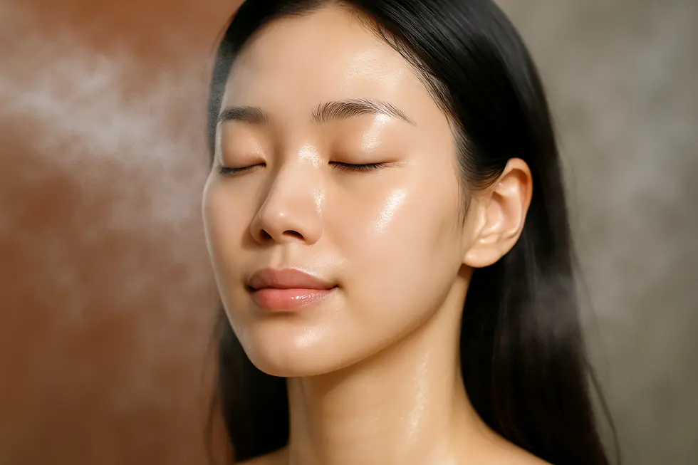 高濃度酸素が肌細胞に活力を与え、輝く美肌へと導きます。