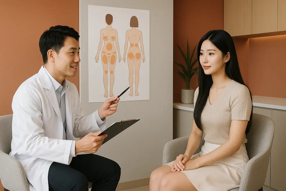 ボディアキュ注射の効果、費用、そしてカウンセリングでの重要事項。