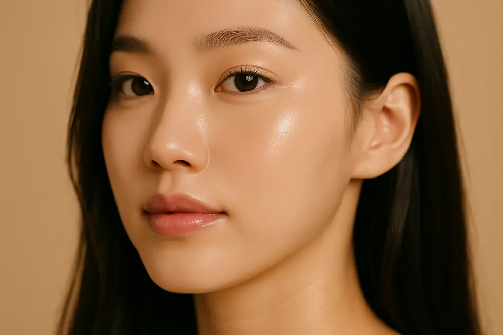 リジュベラックスが肌の真皮層に作用し、ハリと弾力を取り戻すメカニズムを表現したイメージ。