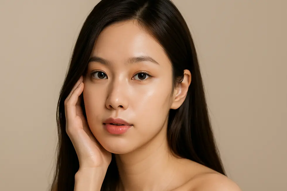 ニキビの複雑な発生メカニズムと、それに対応する多様な治療アプローチの概念図