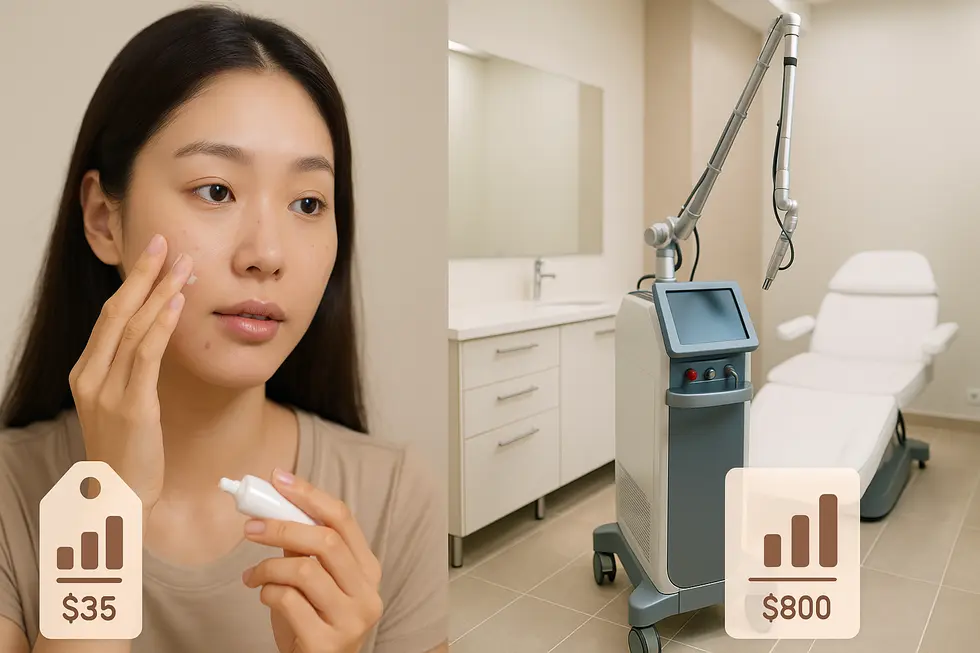 ニキビ治療の費用感と、安心して施術を受けるための注意点