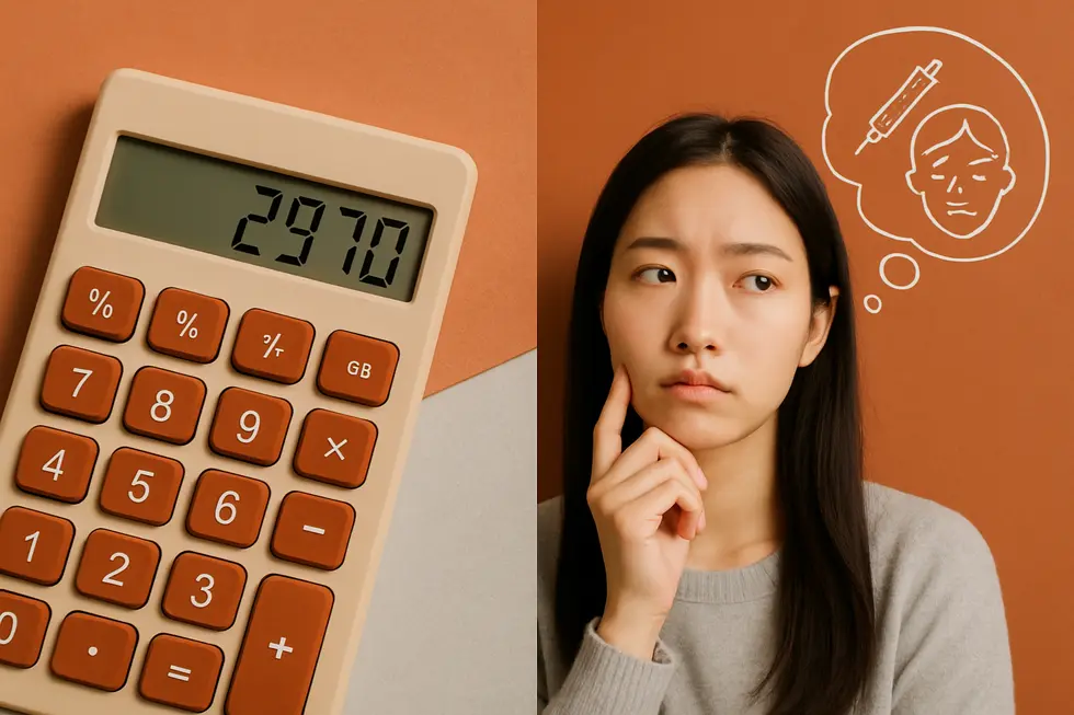 ウルセラピープライムの費用と副作用、そして誰に合うのかを考える様子。