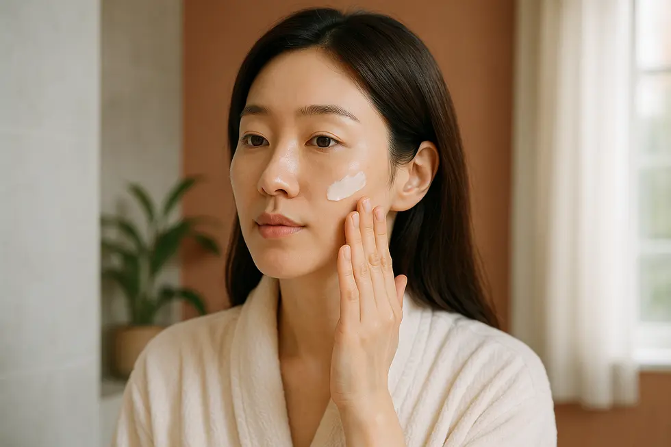 V-ROリフティング施術後の適切なアフターケアにより、効果を長持ちさせるイメージ。