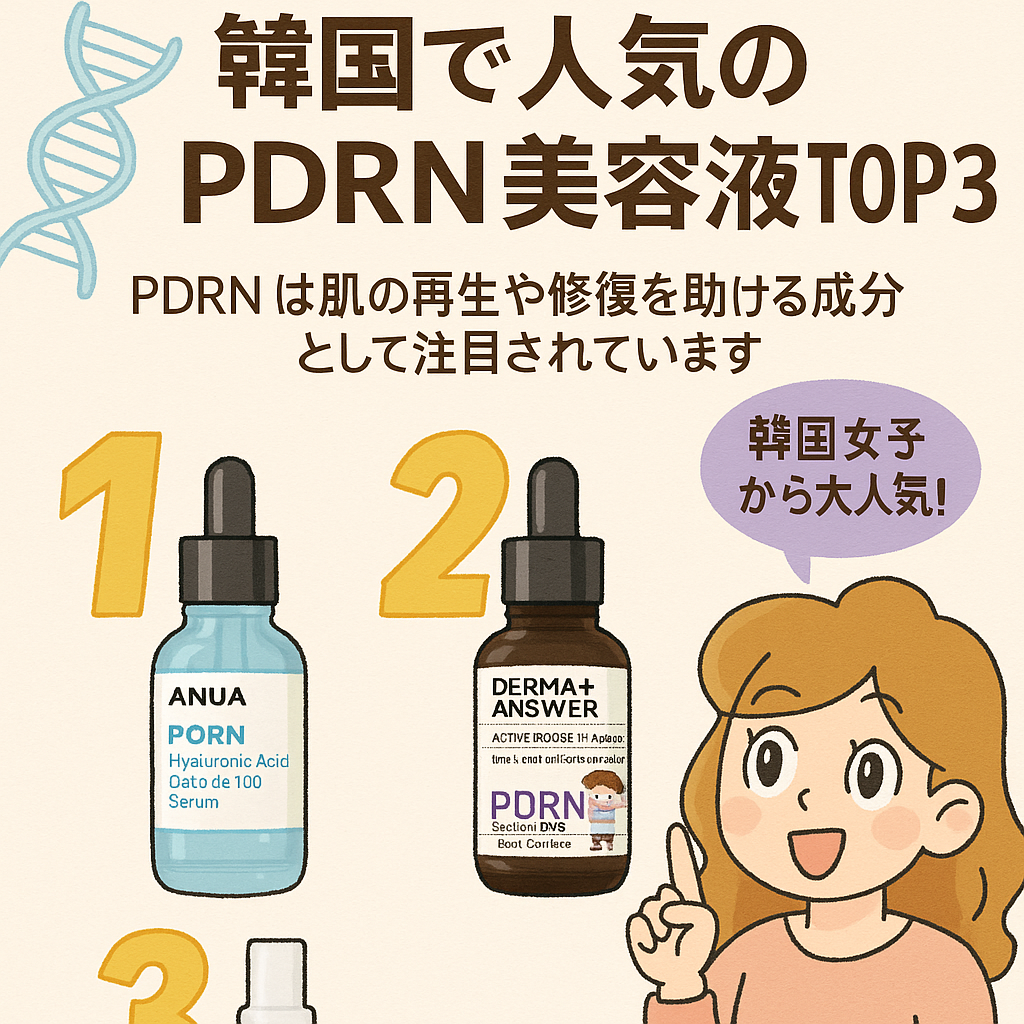 【2025最新】オリーブヤングで話題のPDRNコスメTOP3