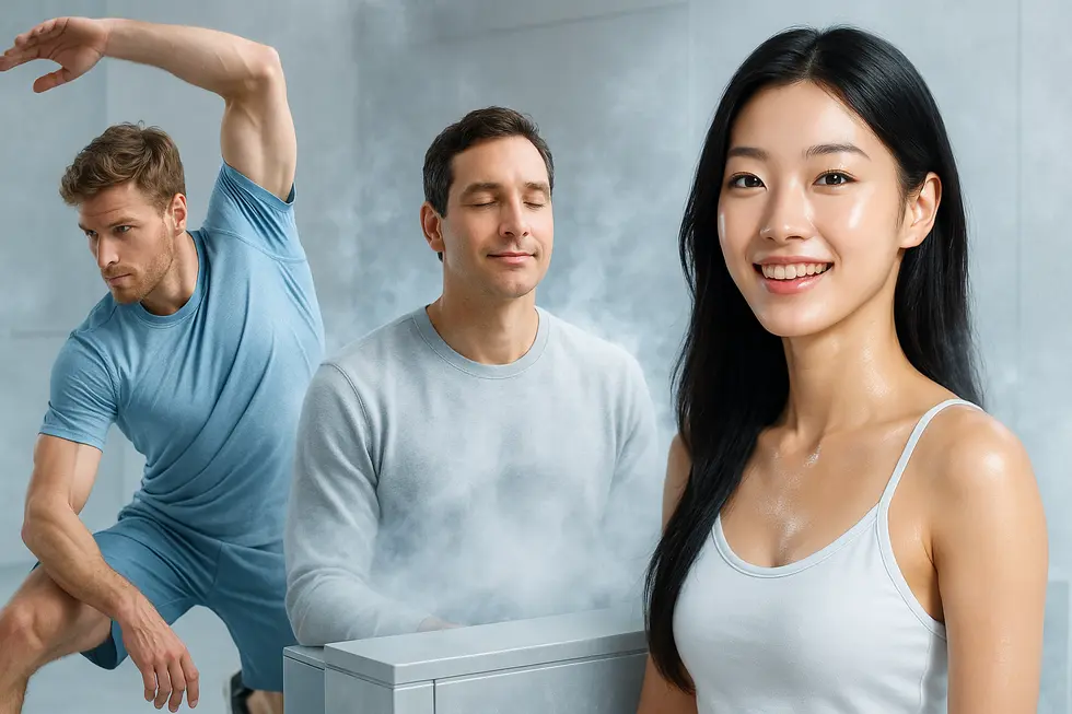운동 회복부터 피부 미용까지, 크라이오테라피의 다양한 효과를 확인하세요.