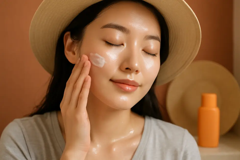 천연 유기산 엑소좀 필링 후 철저한 관리의 중요성을 보여주는 이미지