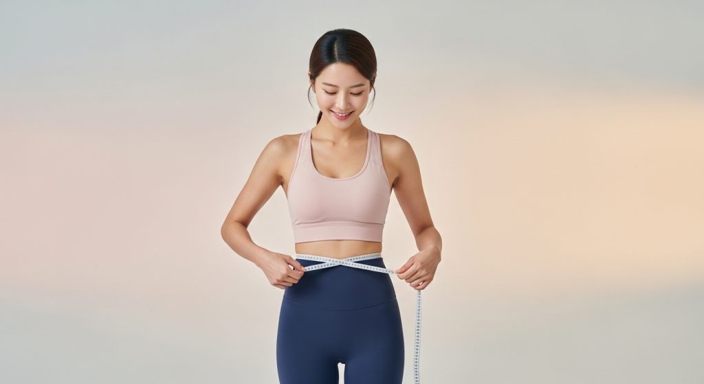 위고비 처방 후 날씬해진 20대여성