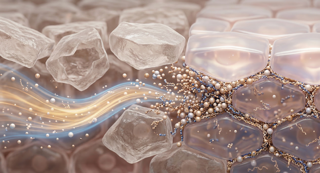 텅 빈 공간에 지질과 영양 채워넣기