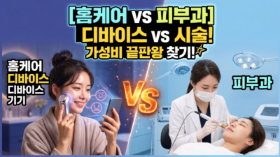 뷰티 디바이스 vs 피부과 시술