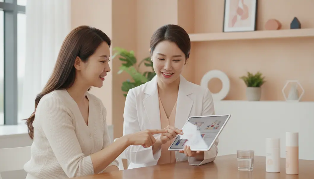 나의 피부 페르소나를 정확히 파악하기 위한 전문의와의 맞춤 상담은 필수입니다.