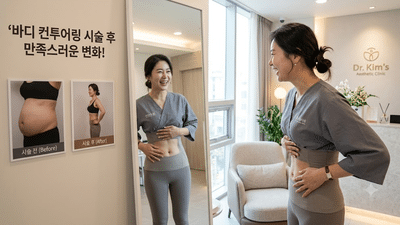 바디 컨투어링은 체중 감량 후 안 빠지는 군살과 처진 탄력을 매끈한 실루엣으로 완벽하게 변화