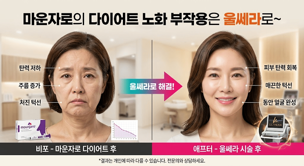 울쎄라로 급격한 다이어트 후 찾아온 피부 처짐을 탄탄하게 잡기! 3 울쎄라
