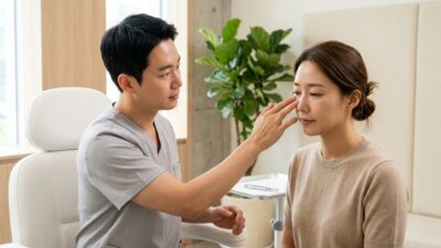 눈밑 지방재배치 — 눈밑 지방재배치와 눈밑 필러 선택 기준 비교 (photo)