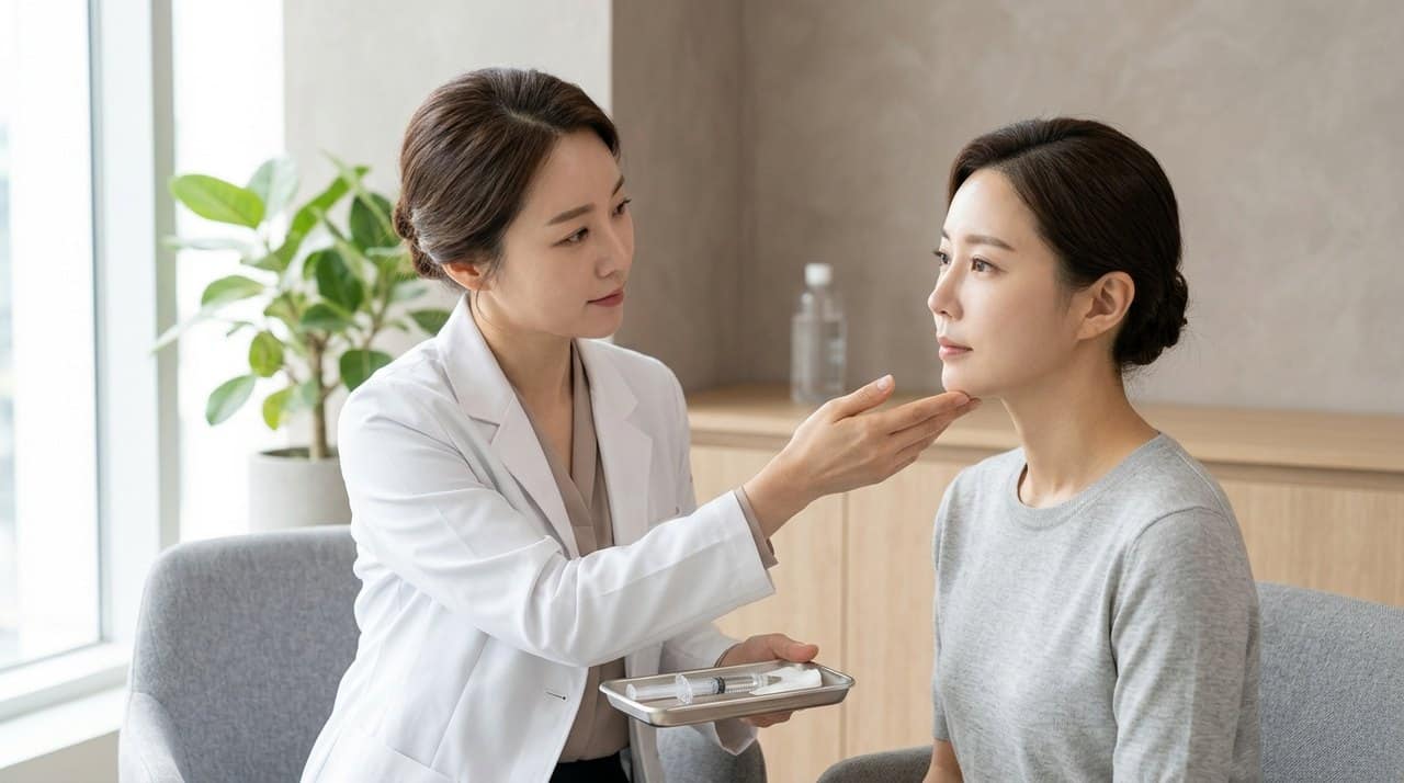 필러 녹이는 시술 적합 대상 피부과 전문의 정밀 1:1 상담 및 진단