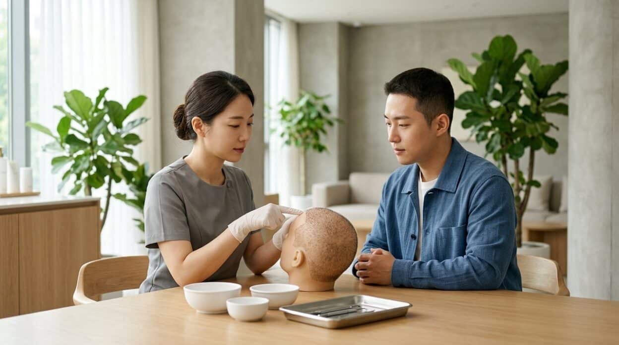 모발이식 생착률 관리법 — 모발이식 생착률을 높이는 시술 전후 관리 방법 (photo)