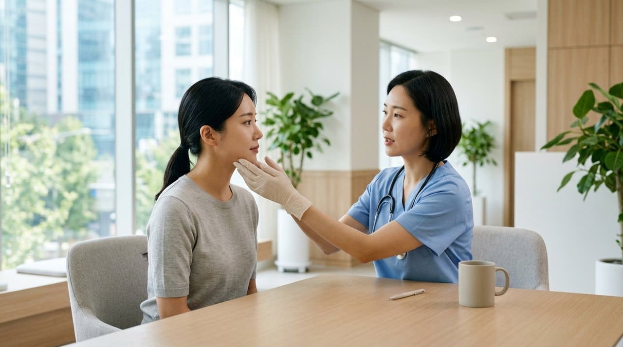 사각턱 보톡스 효과 발현과 재시술 주기 정리 2 사각턱 보톡스 피부과 전문의 정밀 1:1 상담 및 진단