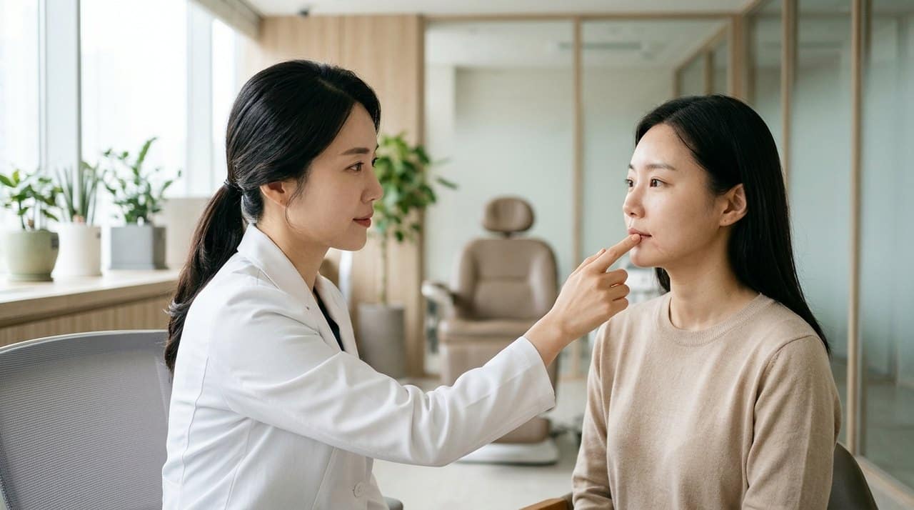 입꼬리 보톡스 적합 대상 피부과 전문의 정밀 1:1 상담 및 진단