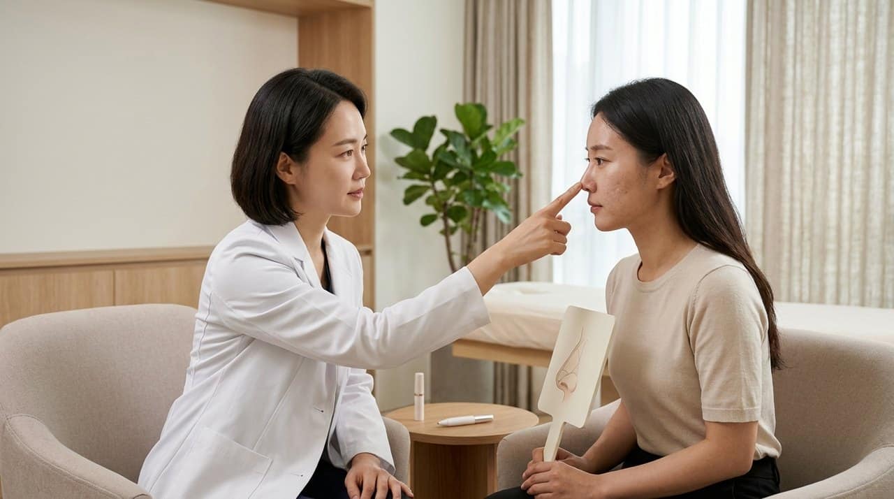 코끝 필러 비용 요인 피부과 전문의 정밀 1:1 상담 및 진단