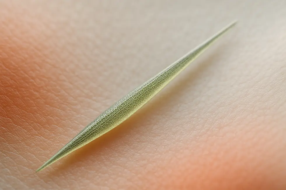 微晶生物矽針的微觀世界，是肌膚煥新的核心。