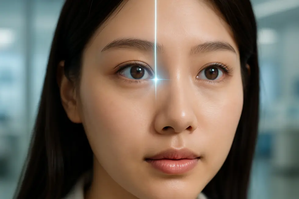 レーシックのメカニズム：角膜をレーザーで調整し、視力を矯正する