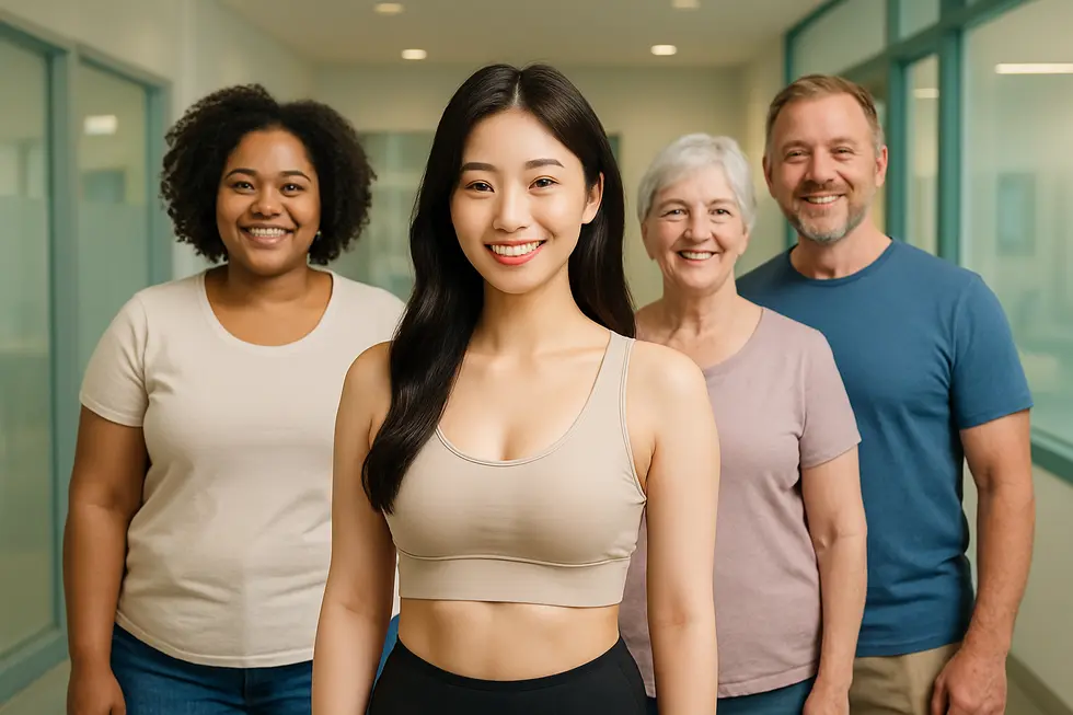 ヴァンキッシュはBMI30未満で部分的な脂肪に悩む多くの方に適しています。