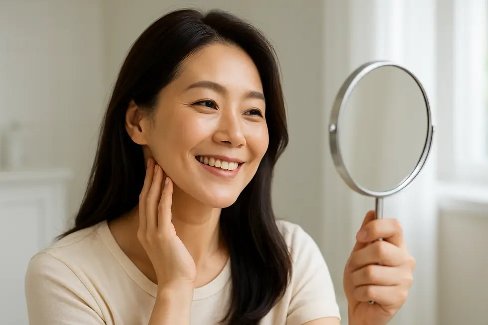 ボルニューマーで、たるみが気にならない若々しいフェイスラインに。
