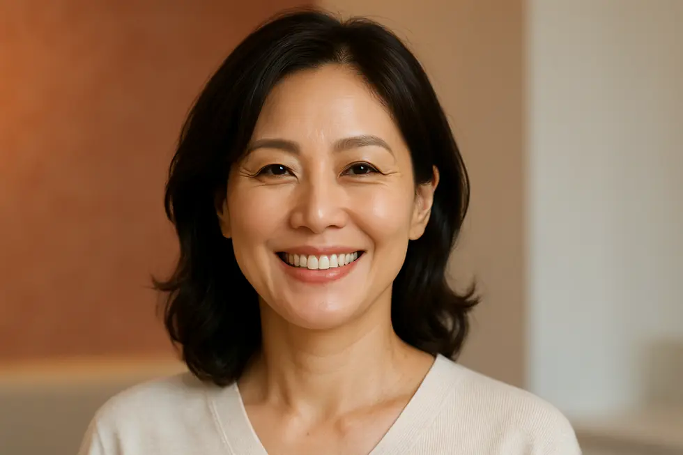 ウルセラで若々しさを取り戻した女性のイメージ。