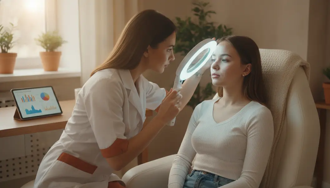 接受 Derma Acne 療程前需由專業醫師評估痘痘型態，制定專屬治痘方案。