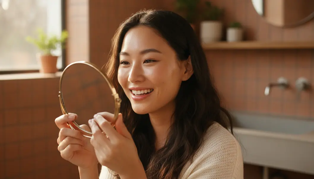完成 Derma Acne 複合療程後，肌膚重獲平滑淨透與健康穩定狀態。