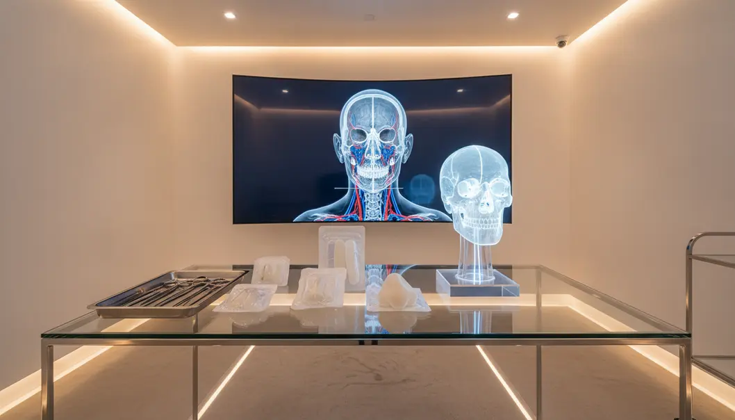 韓國矽膠隆鼻結合3D電腦斷層客製化雕刻與骨膜下植入技術，打造自然立體鼻型。