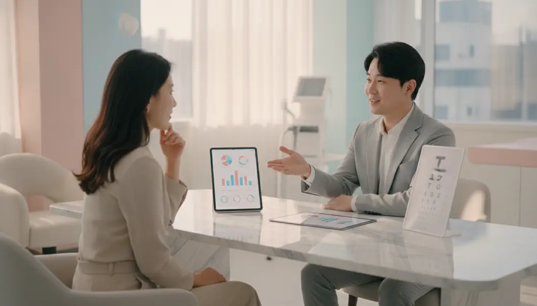 韓國醫美黑眼圈療程價格高度透明化，可依個人需求規劃單次或套票方案