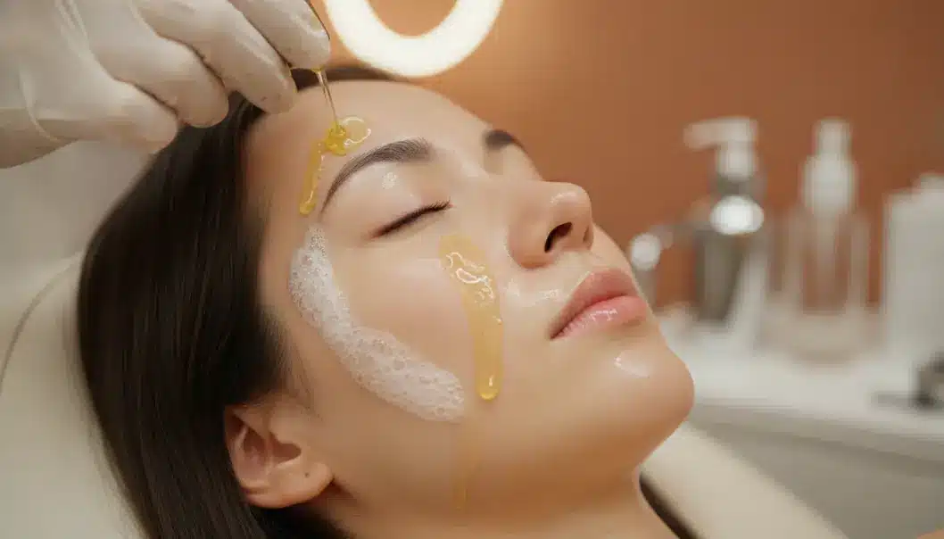 FOXc Peel 結合活氧釋放與高濃度純維他命C，溫和代謝老化角質並喚醒水潤光澤。